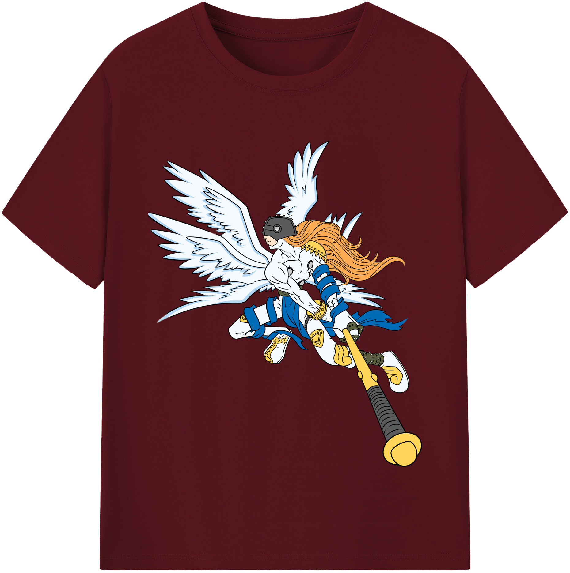 （画像用） Digimon デジタルモンスター/デジモン 綿100％半袖Tシャツ（フロントプリント）